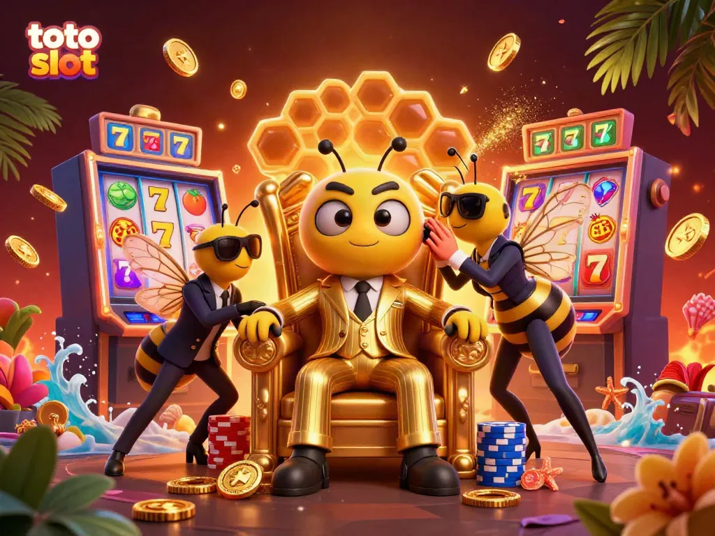 Engage with the dynamic toto slot scene featuring a mob boss with colorful slot machine action.