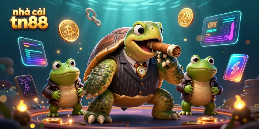 Experience the thrilling vibe of nhà cái tn88 with 3D characters and vibrant casino elements.