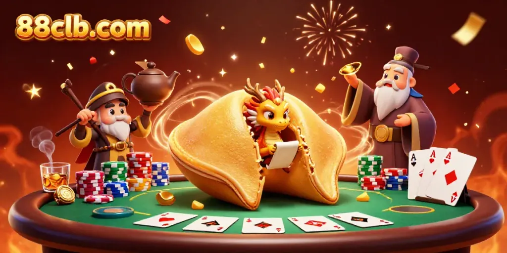 Experience thrilling gambling action at 88clb-com with dynamic poker tables and vibrant gaming characters.