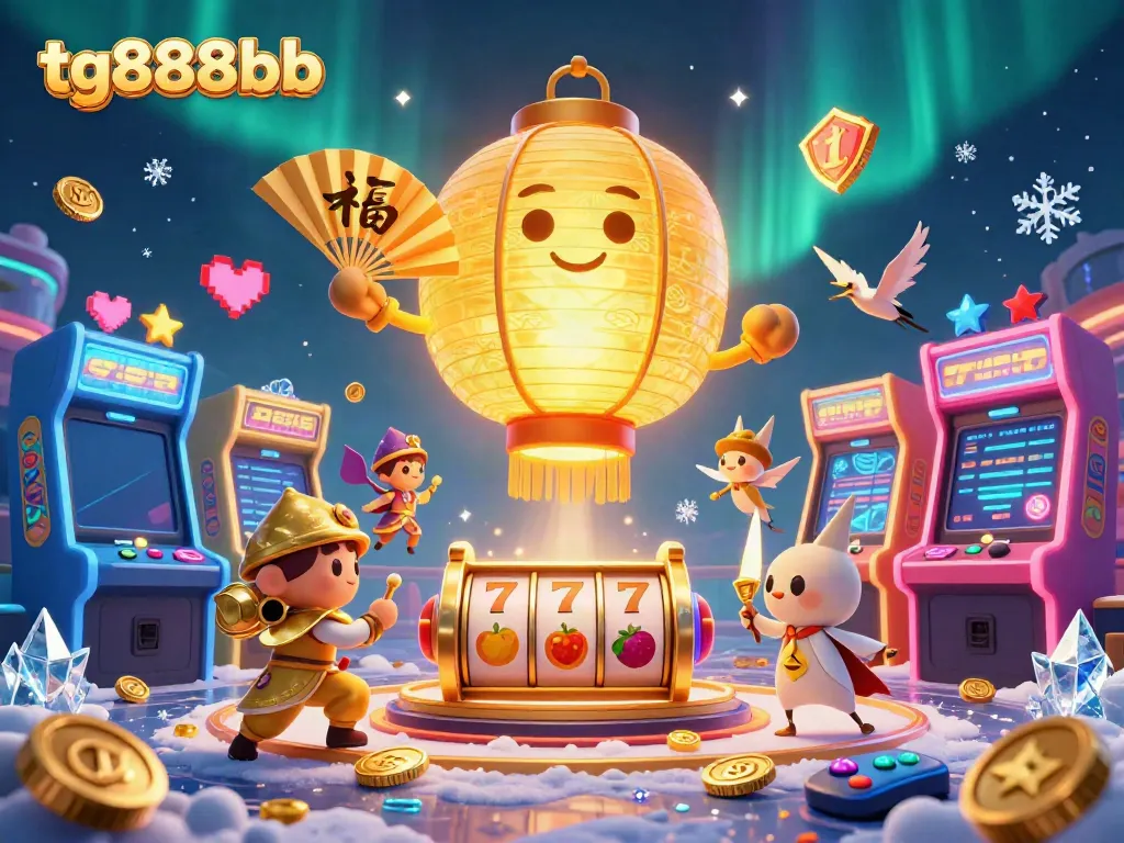 Engage with tg888bb's vibrant gaming experience featuring lively characters in a casino setting.
