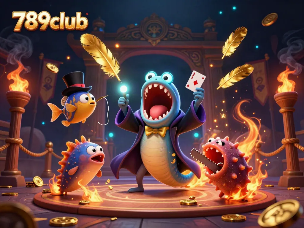 Experience thrilling gaming action with 789club's vibrant scene featuring magical sea characters.