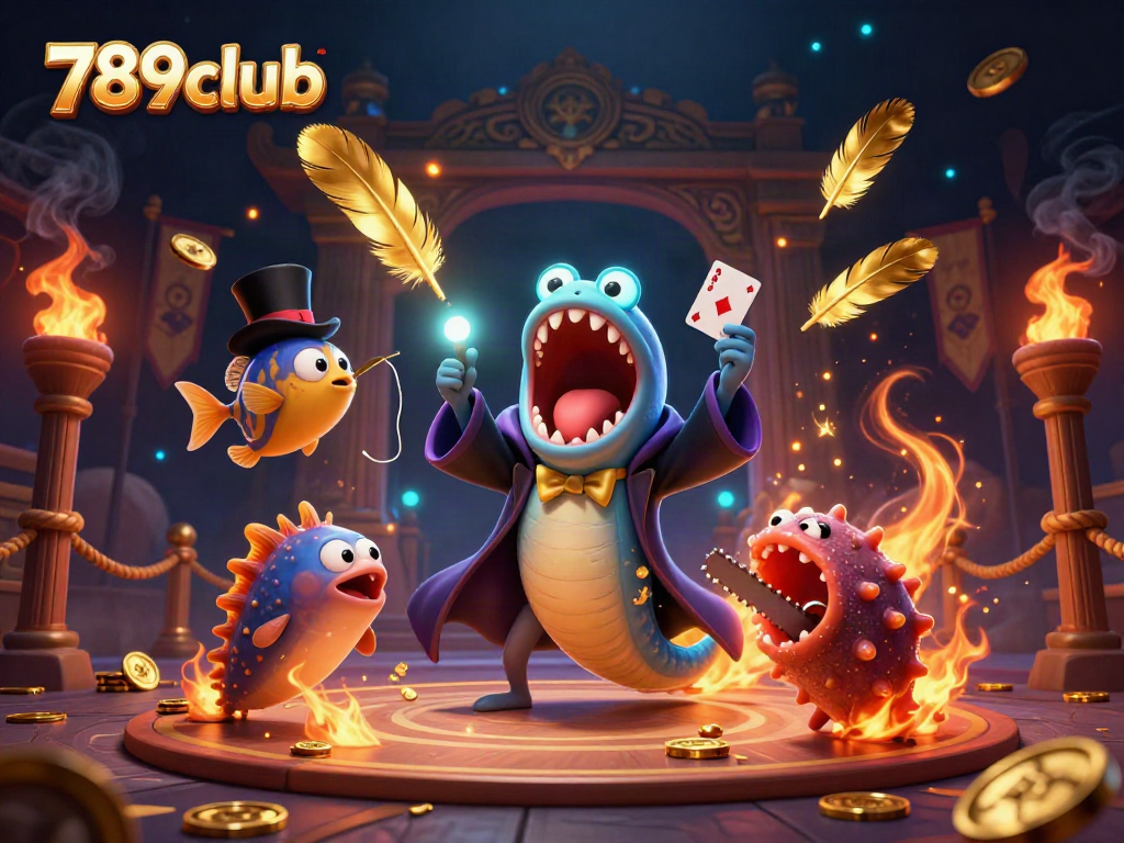 Experience thrilling gaming action with 789club's vibrant scene featuring magical sea characters.