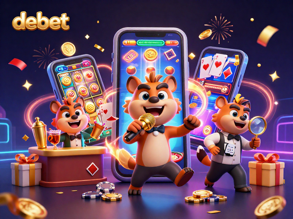 Try out debet and enjoy the vibrant casino club scene with lively hyenas and exciting games.