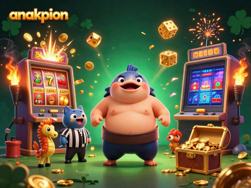 Experience the excitement of anakpion with a vibrant underwater casino scene filled with dynamic gaming elements.