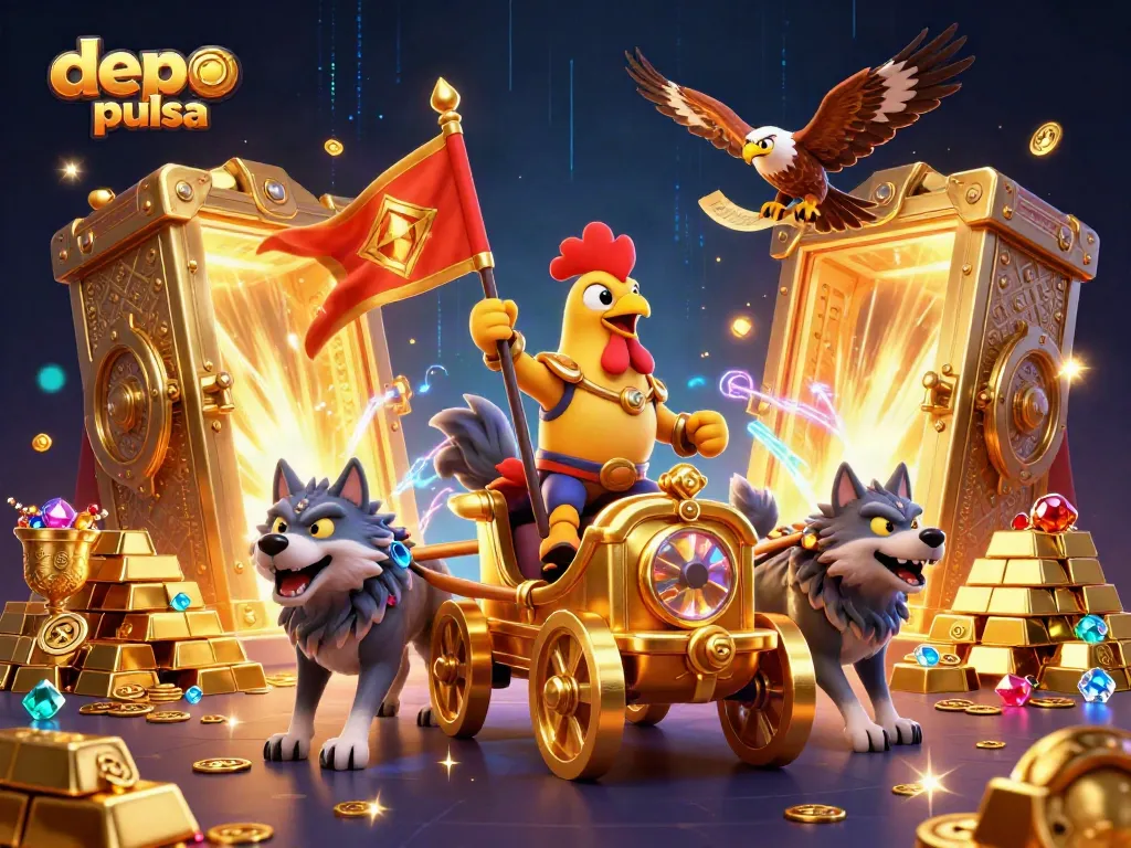 Engage in exhilarating gameplay with depo pulsa while exploring vibrant casino elements.