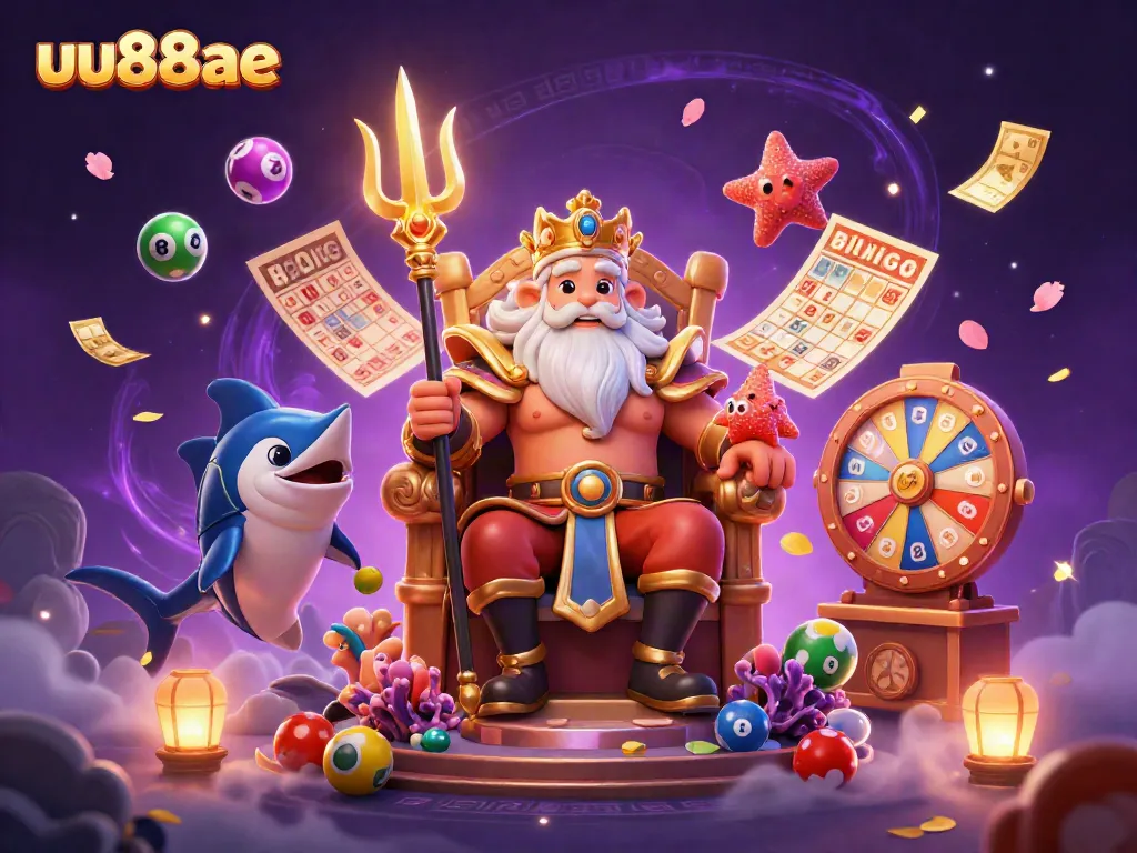 Experience exhilarating gameplay at uu88ae with vibrant lottery elements and sea king Neptune
